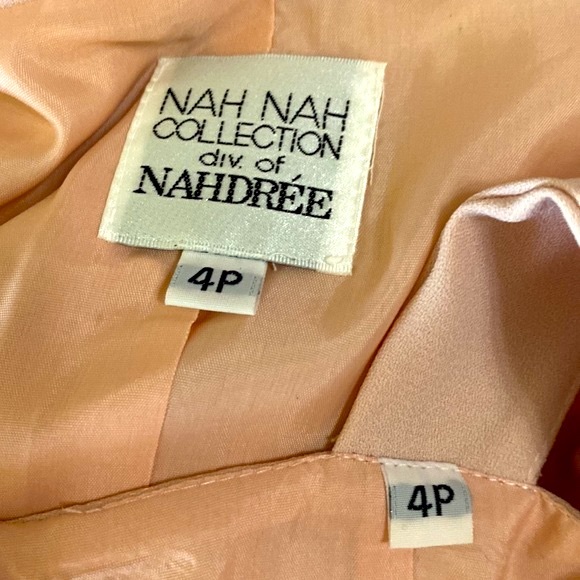 NAH NAH Collection soft pink gown & beaded jacket - Picture 7 of 8